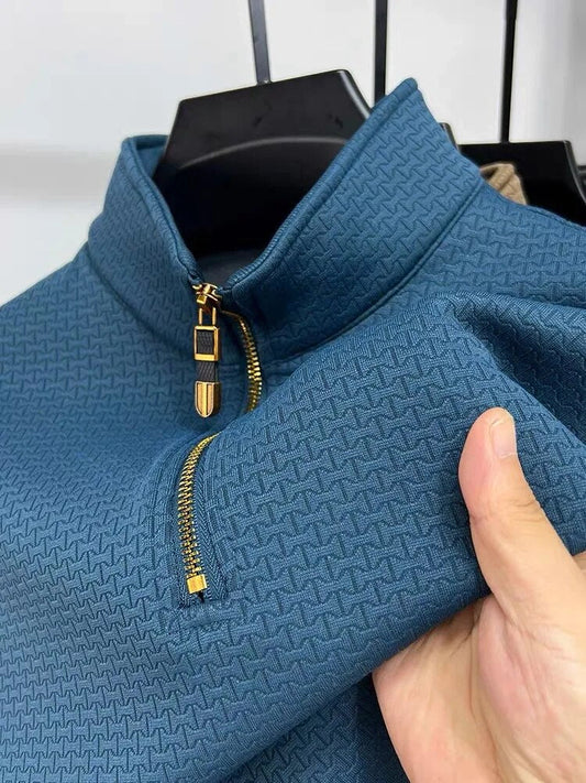 Adolfo – stylischer quarterzip für herren